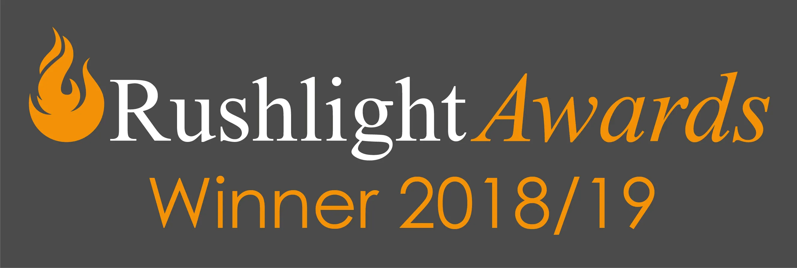 Rushlight Awards badge
